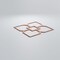 Ekena Millwork Large Olivia Decorative Fretwork Wood Wall Panels, Cherry, 23 3/8"W x 23 3/8"H x 3/8"T WALW24X24X0375OLVCH - alternate 3